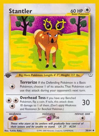 Stantler (038/64) [Neo Revelation] 1st Edition - Uncommon