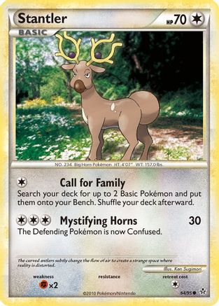 Stantler (64/95) [Unleashed] Reverse Holofoil - Common