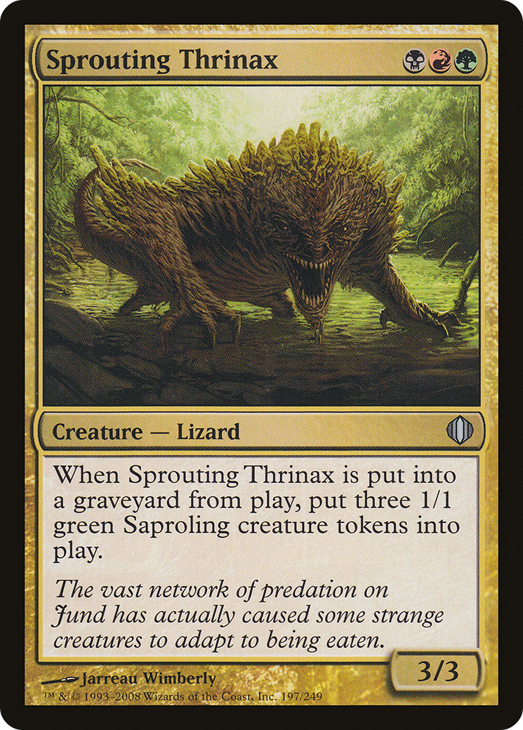 Sprouting Thrinax (ALA-197) [Shards of Alara] Foil