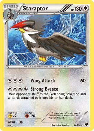 Staraptor (97/116) [Plasma Freeze] - Rare