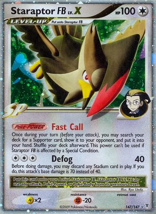 Staraptor FB Lv.X (147/147) [Supreme Victors] Holofoil - Ultra Rare