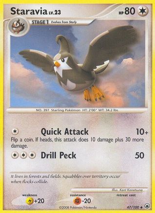 Staravia (47/100) [Majestic Dawn] - Uncommon