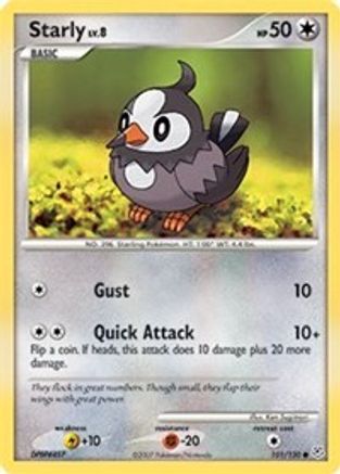 Starly (101/130) [Diamond and Pearl] Reverse Holofoil - Common