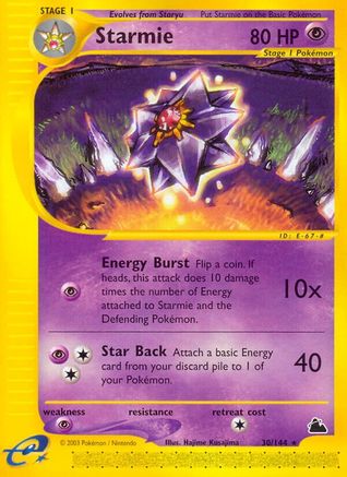 Starmie (30/144) [Skyridge] - Rare