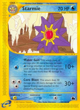 Starmie (44/144) [Skyridge] - Uncommon