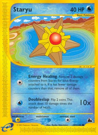 Staryu (103/144) [Skyridge] Reverse Holofoil - Common