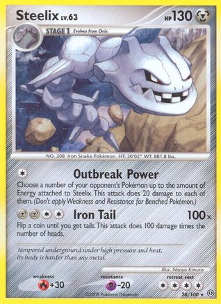 Steelix (28/100) [Stormfront] - Rare