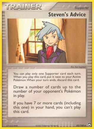 Steven's Advice (083/108) [Power Keepers] - Uncommon