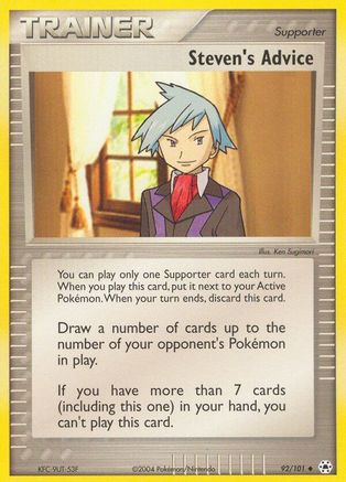 Steven's Advice (092/101) [Hidden Legends] - Uncommon