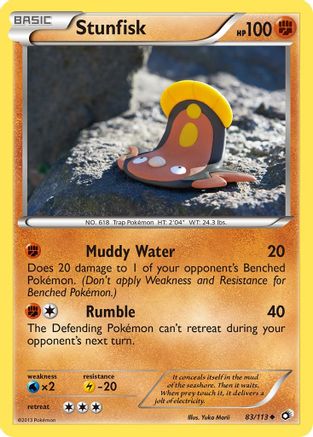 Stunfisk (083/113) [Legendary Treasures] Reverse Holofoil - Uncommon