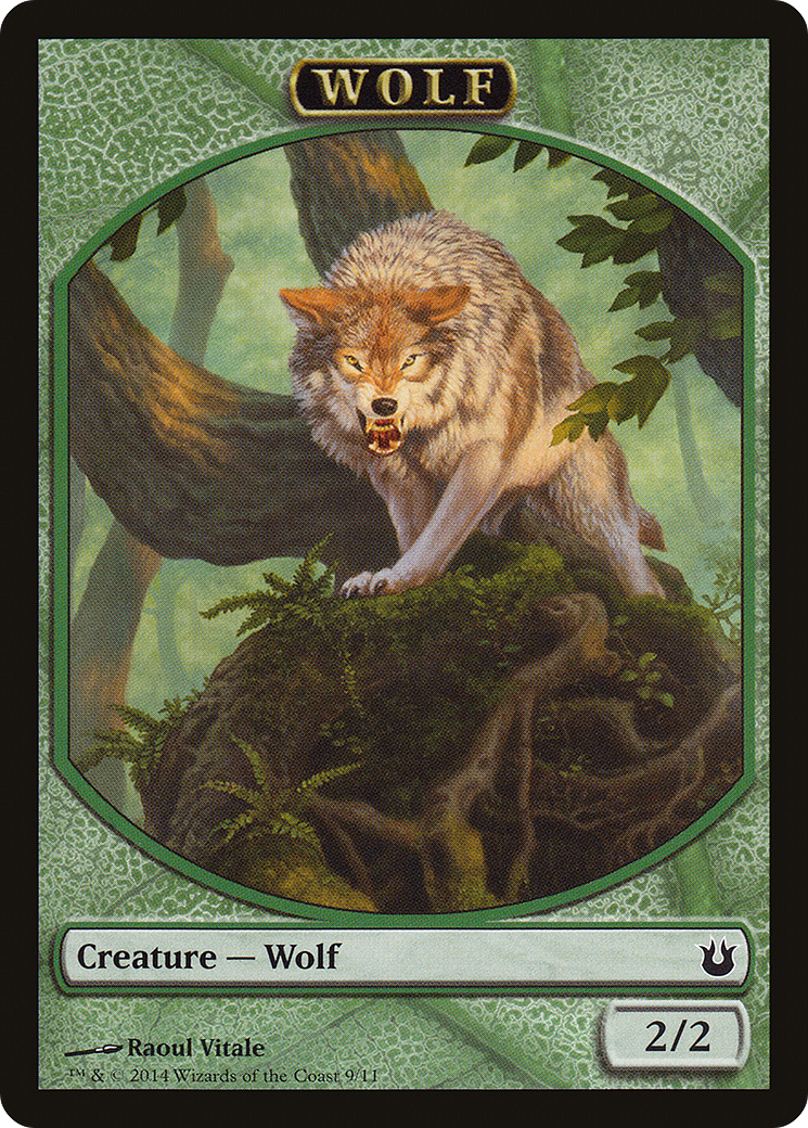 Wolf Token (BNG-009) [Born of the Gods Tokens]