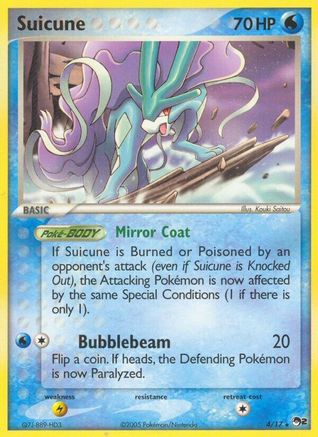 Suicune (4/17) [POP Series 2] Holofoil - Rare