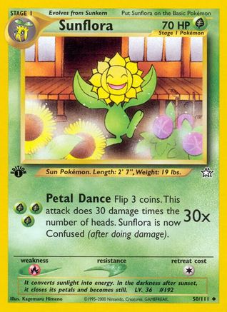 Sunflora (050/111) [Neo Genesis] 1st Edition - Uncommon