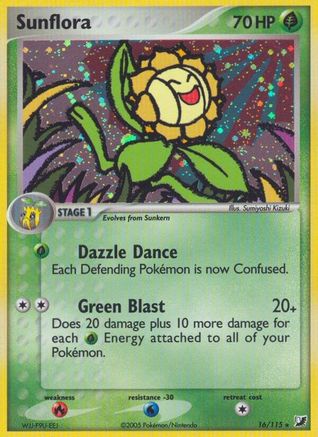 Sunflora (16/115) [Unseen Forces] Reverse Holofoil - Holo Rare