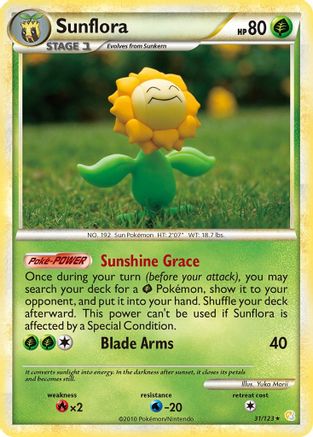 Sunflora (031/123) [HeartGold SoulSilver] - Rare