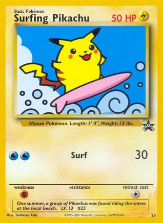 Surfing Pikachu (028/53) [WoTC Promo] - Promo