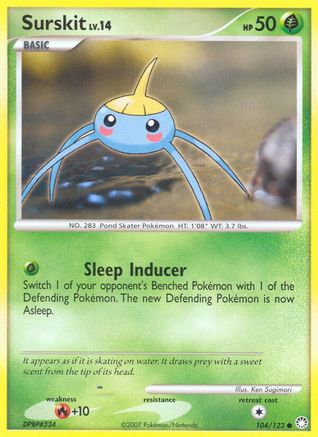 Surskit (104/123) [Mysterious Treasures] - Common