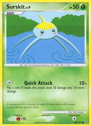 Surskit (130/147) [Supreme Victors] Reverse Holofoil - Common