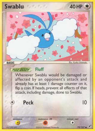 Swablu (079/107) [Deoxys] Reverse Holofoil - Common