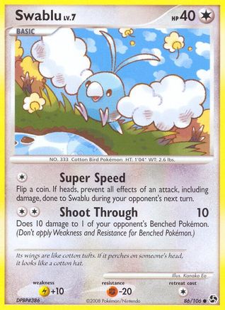 Swablu (86/106) [Great Encounters] - Common
