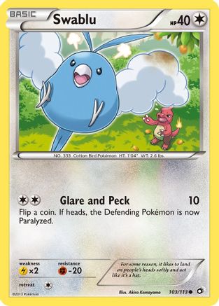 Swablu (103/113) [Legendary Treasures] Reverse Holofoil - Common