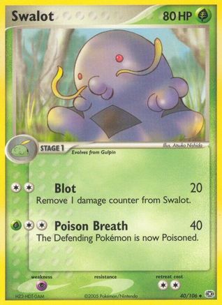Swalot (40/106) [Emerald] Reverse Holofoil - Uncommon