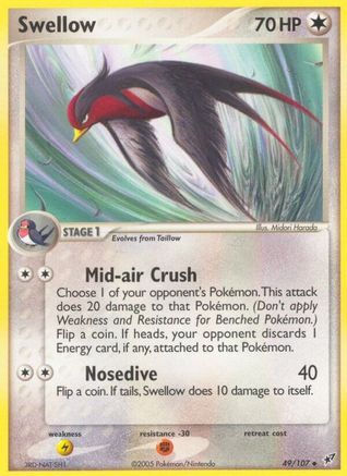 Swellow (49/107) [Deoxys] - Uncommon