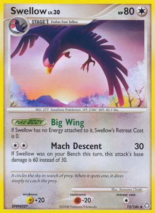 Swellow (73/146) [Legends Awakened] - Uncommon