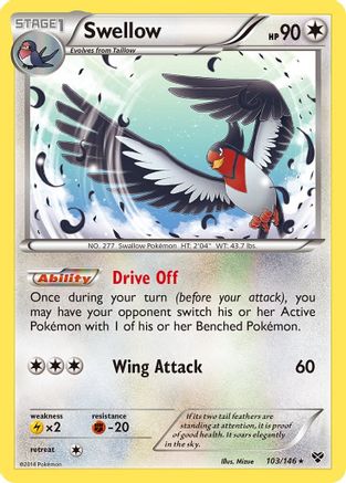 Swellow (103/146) [XY Base Set] Reverse Holofoil - Rare