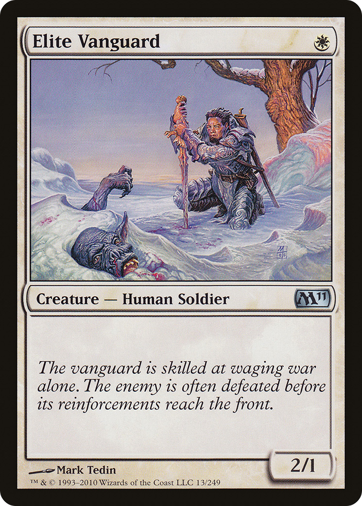 Elite Vanguard (M11-013) [Magic 2011] Foil