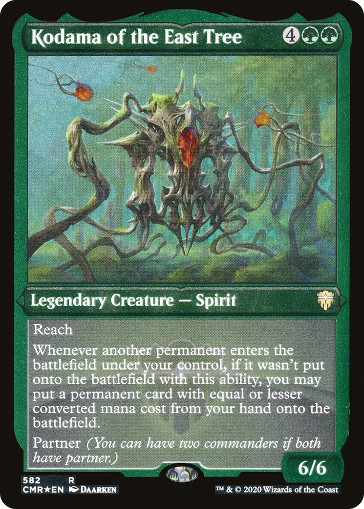 Kodama of the East Tree (Foil Etched) (CMR-582) [Commander Legends] Foil