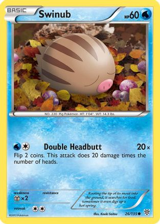 Swinub (26/135) [Plasma Storm] Reverse Holofoil - Common