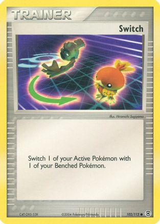 Switch (102/112) [FireRed & LeafGreen] Reverse Holofoil - Common