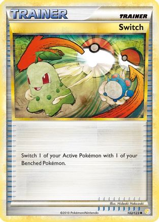 Switch (102/123) [HeartGold SoulSilver] Reverse Holofoil - Uncommon