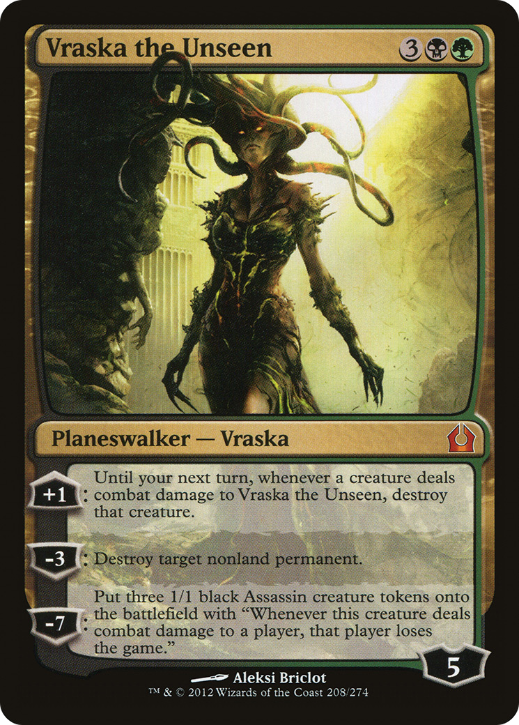Vraska the Unseen (RTR-208) [Return to Ravnica] Foil