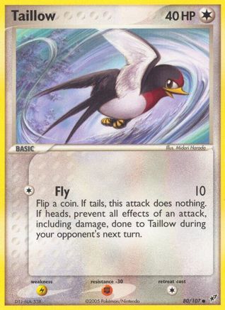 Taillow (080/107) [Deoxys] Reverse Holofoil - Common