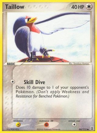 Taillow (086/113) [Delta Species] - Common