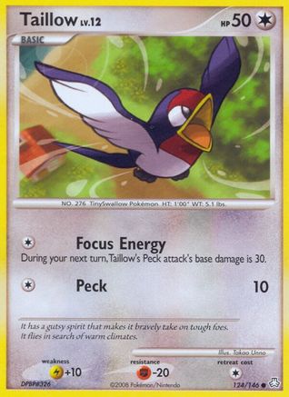 Taillow (124/146) [Legends Awakened] - Common