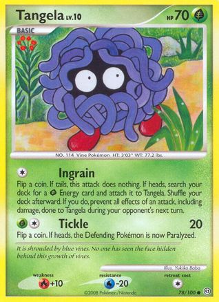 Tangela (78/100) [Stormfront] Reverse Holofoil - Common