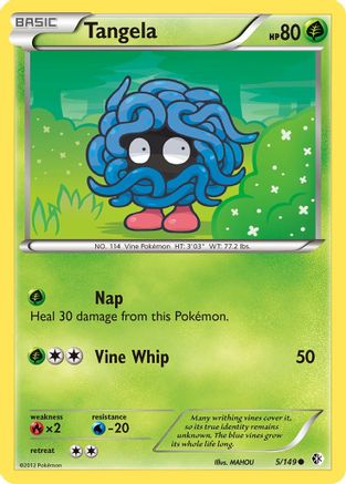 Tangela (5/149) [Boundaries Crossed] Reverse Holofoil - Common