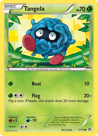 Tangela (1/113) [Legendary Treasures] Reverse Holofoil - Common
