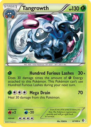 Tangrowth (6/149) [Boundaries Crossed] Reverse Holofoil - Holo Rare