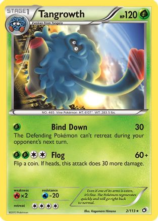 Tangrowth (2/113) [Legendary Treasures] Reverse Holofoil - Rare