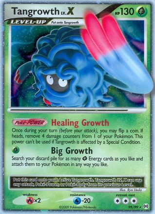 Tangrowth Lv.X (099/99) [Arceus] Holofoil - Ultra Rare