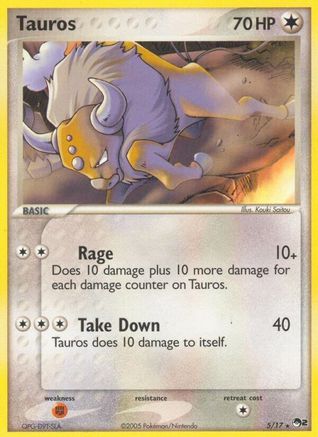 Tauros (005/17) [POP Series 2] - Rare