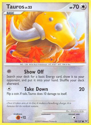 Tauros (98/127) [Platinum] - Common