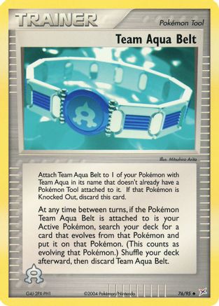 Team Aqua Belt (76/95) [Team Magma vs Team Aqua] Reverse Holofoil - Uncommon