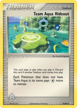 Team Aqua Hideout (78/95) [Team Magma vs Team Aqua] Reverse Holofoil - Uncommon