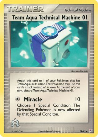 Team Aqua Technical Machine (79/95) [Team Magma vs Team Aqua] - Uncommon
