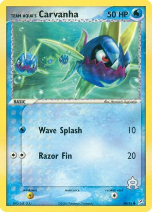 Team Aqua's Carvanha (048/95) [Team Magma vs Team Aqua] - Common